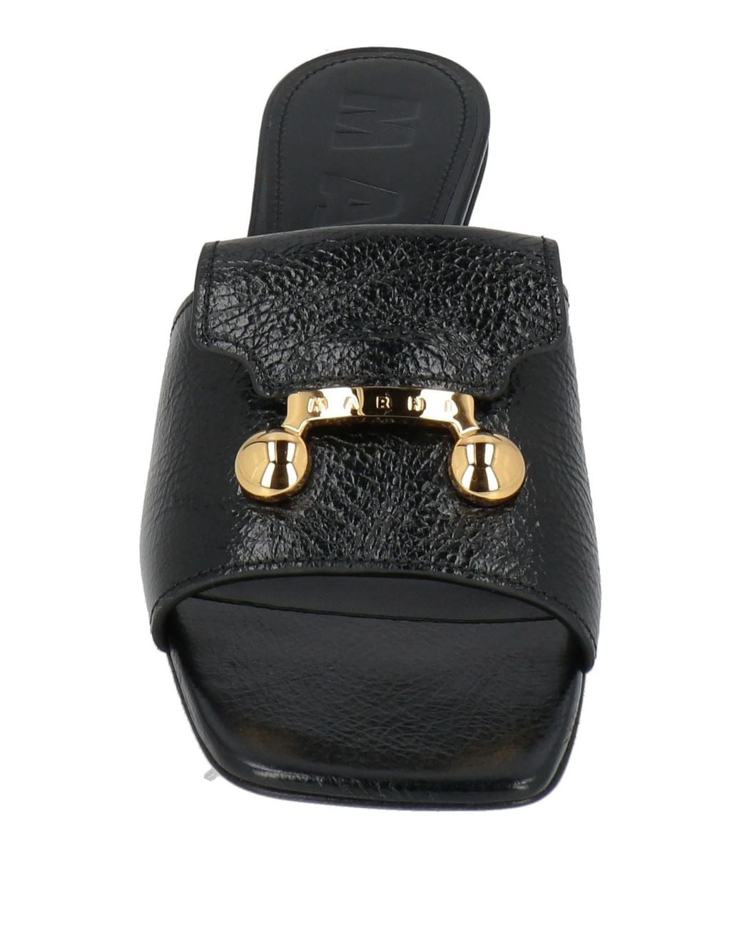 Marni Black Simple Flip-Flops