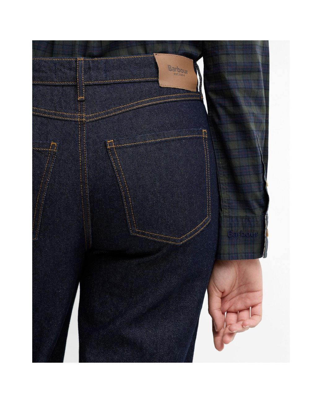 Barbour Blue Plaid Shirt