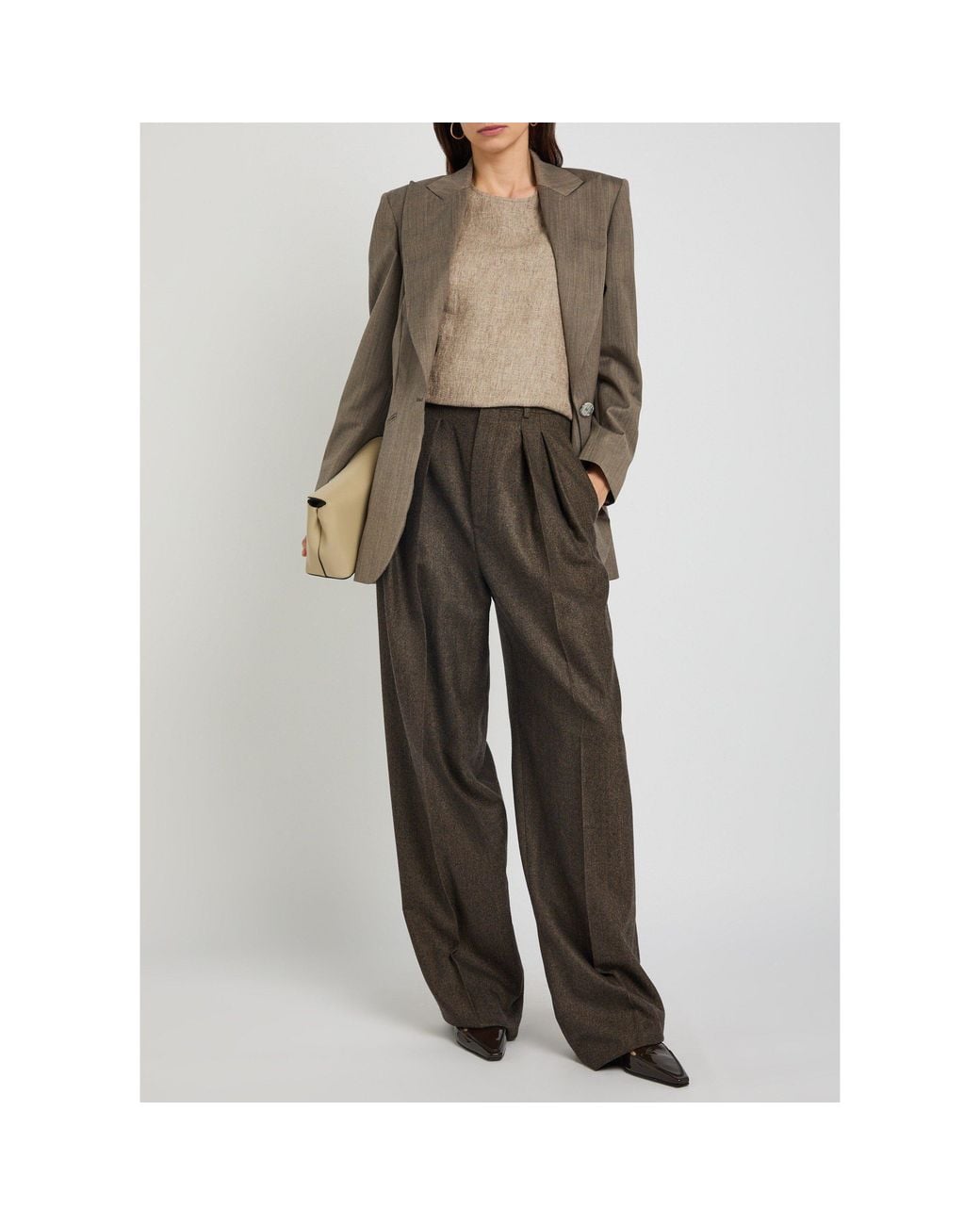 Emporio Armani Brown Wool Blazer