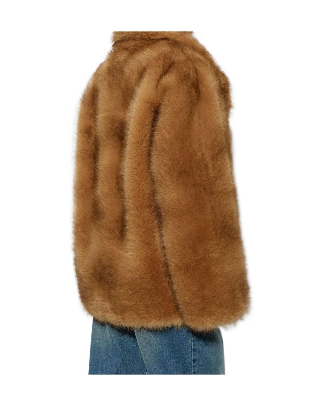 Stand Studio Brown Vanja Faux Fur Coat