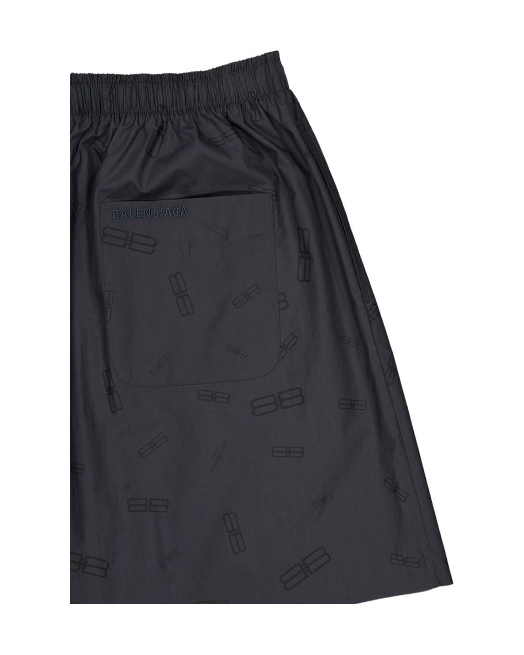 Balenciaga Blue Bb Icon Pyjama Shorts for men