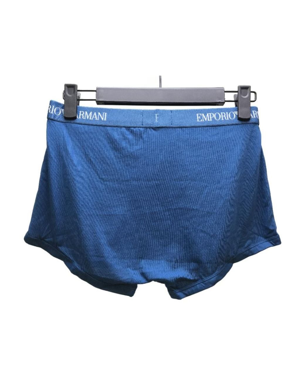 Emporio Armani Blue Logo Waist Panties for men