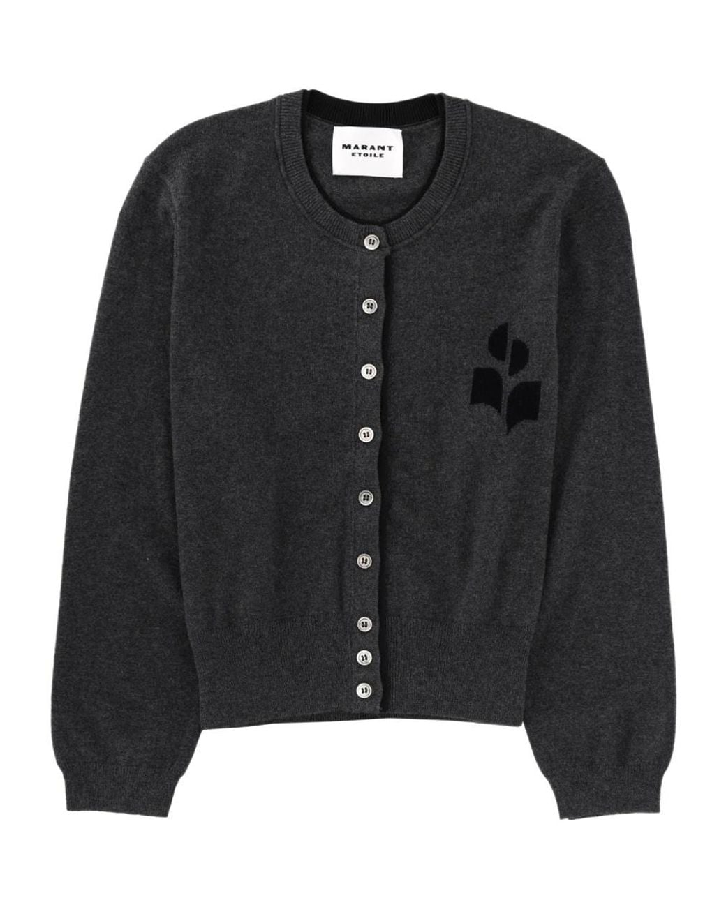 Isabel Marant Black Isabel Marant Étoile Lona Crewneck Cardigan