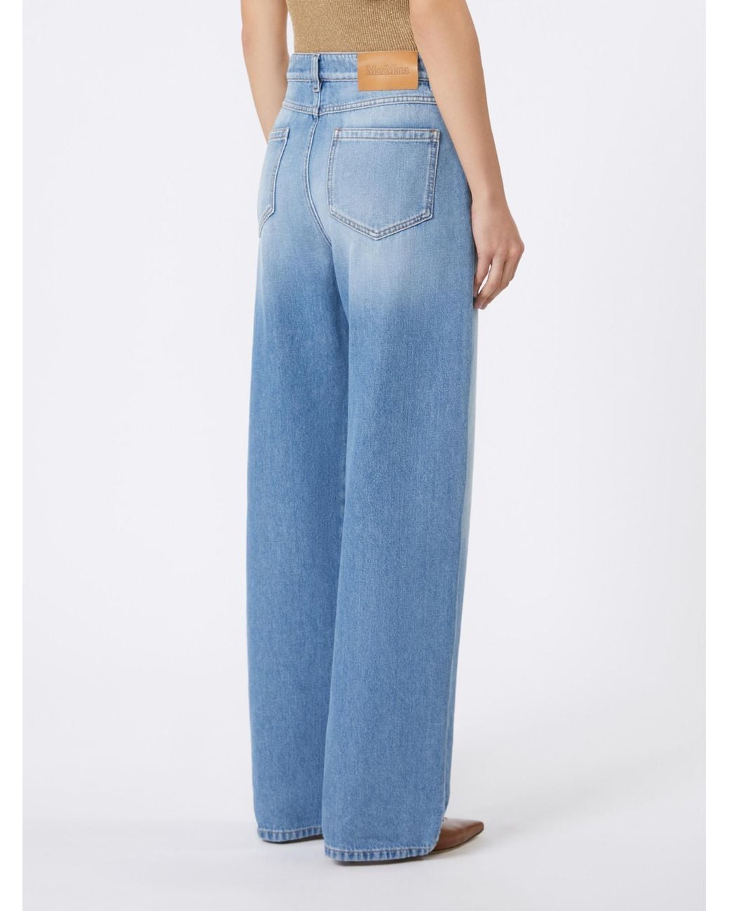Max Mara Blue Studio Zagara Straight Leg Jeans