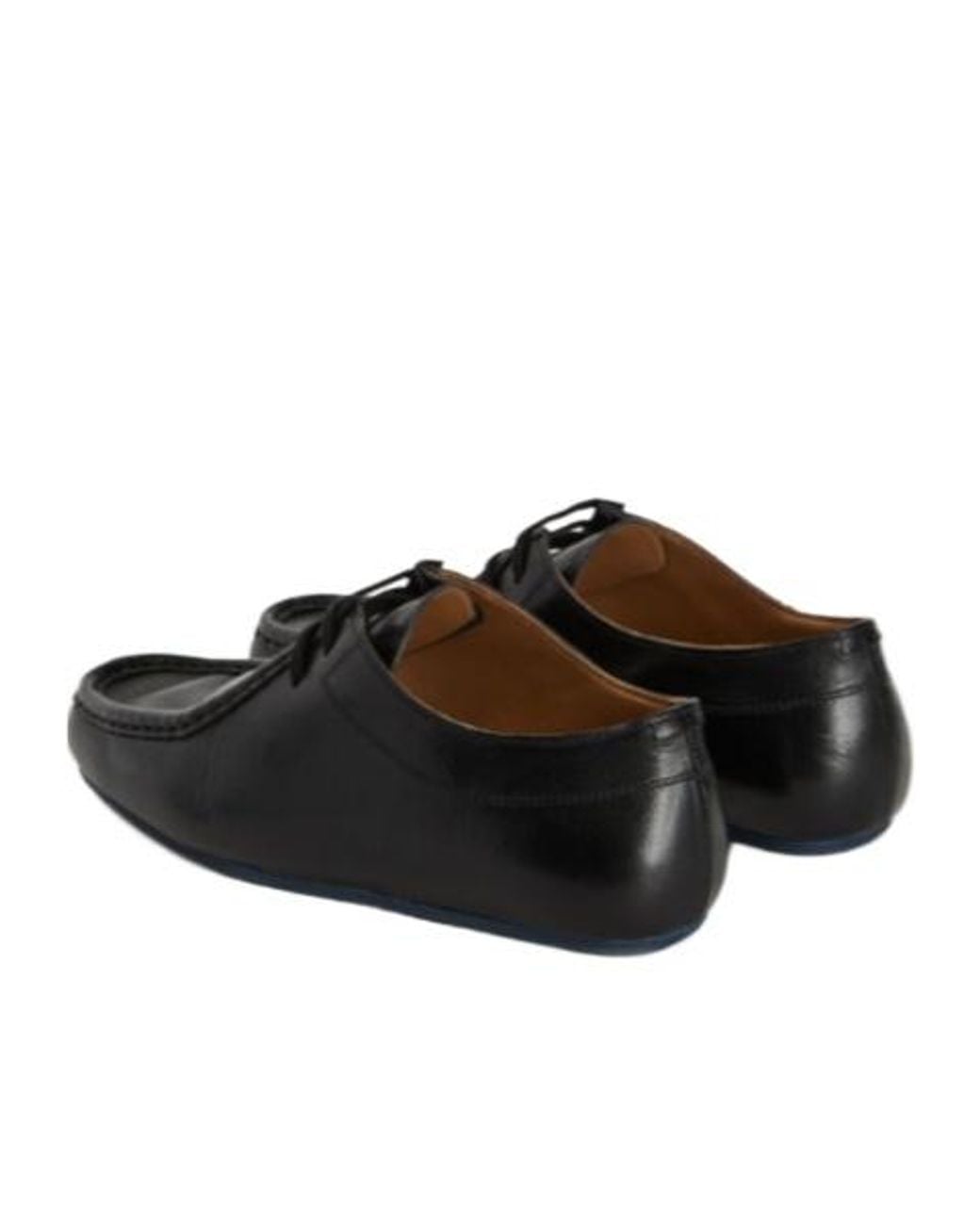 Jil Sander Black Moccasin Lace-Up Shoes