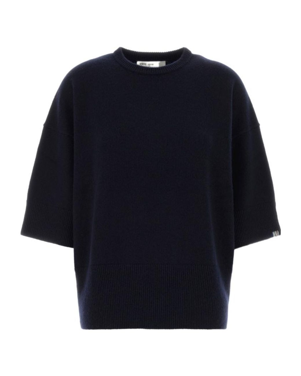 Extreme Cashmere Blue Sassie Boxy Knitted Sweater
