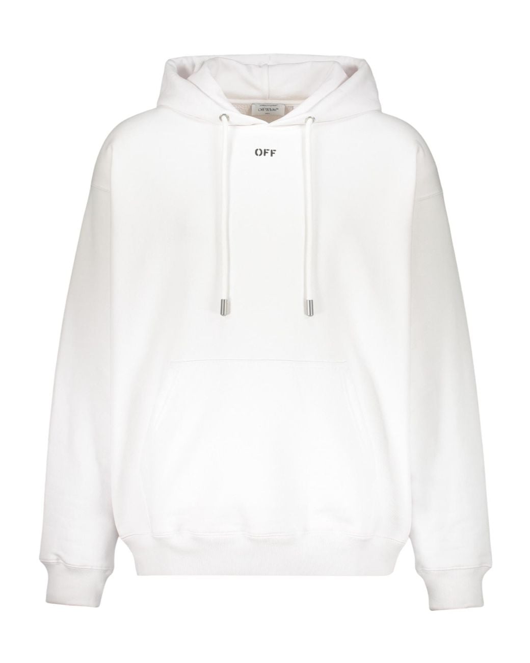 Off-White c/o Virgil Abloh White Arrow Motif Drawstring Hoodie for men