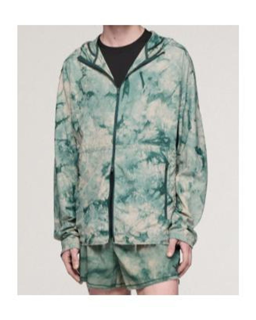 Y-3 Green Aop Running Jacket for men