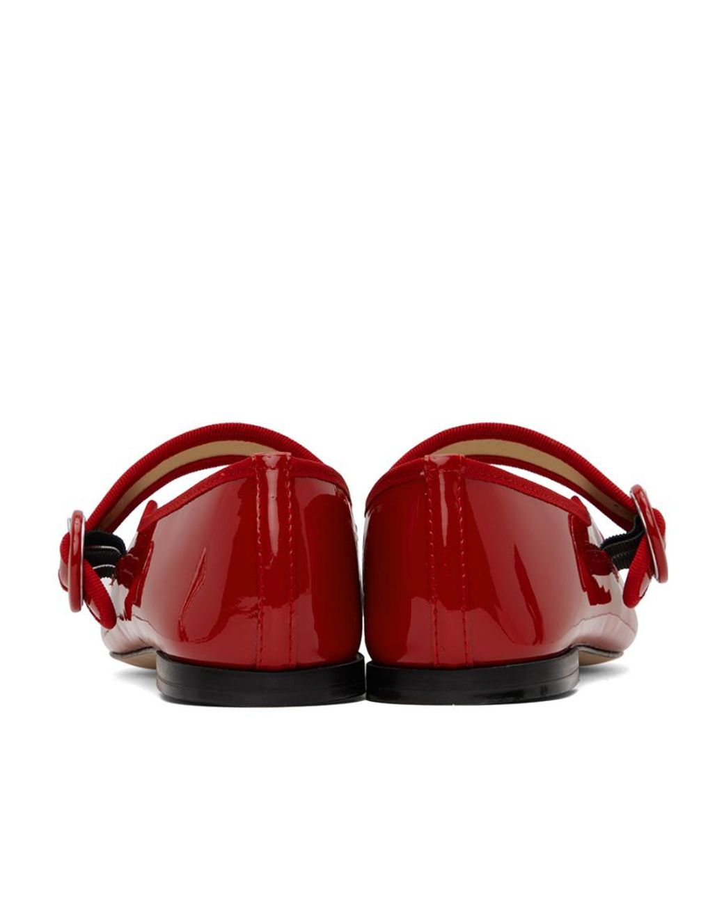 Repetto Red Georgia Patent-Leather Mary Jane Pumps