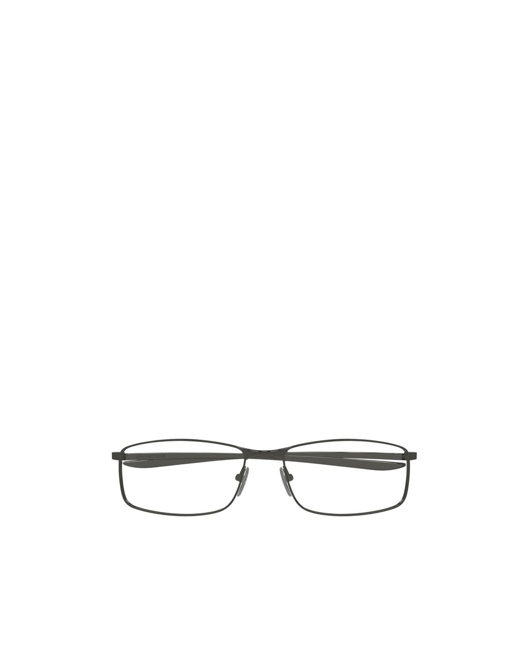 Balenciaga White Eyewear Rectangle Frame Glasses for men
