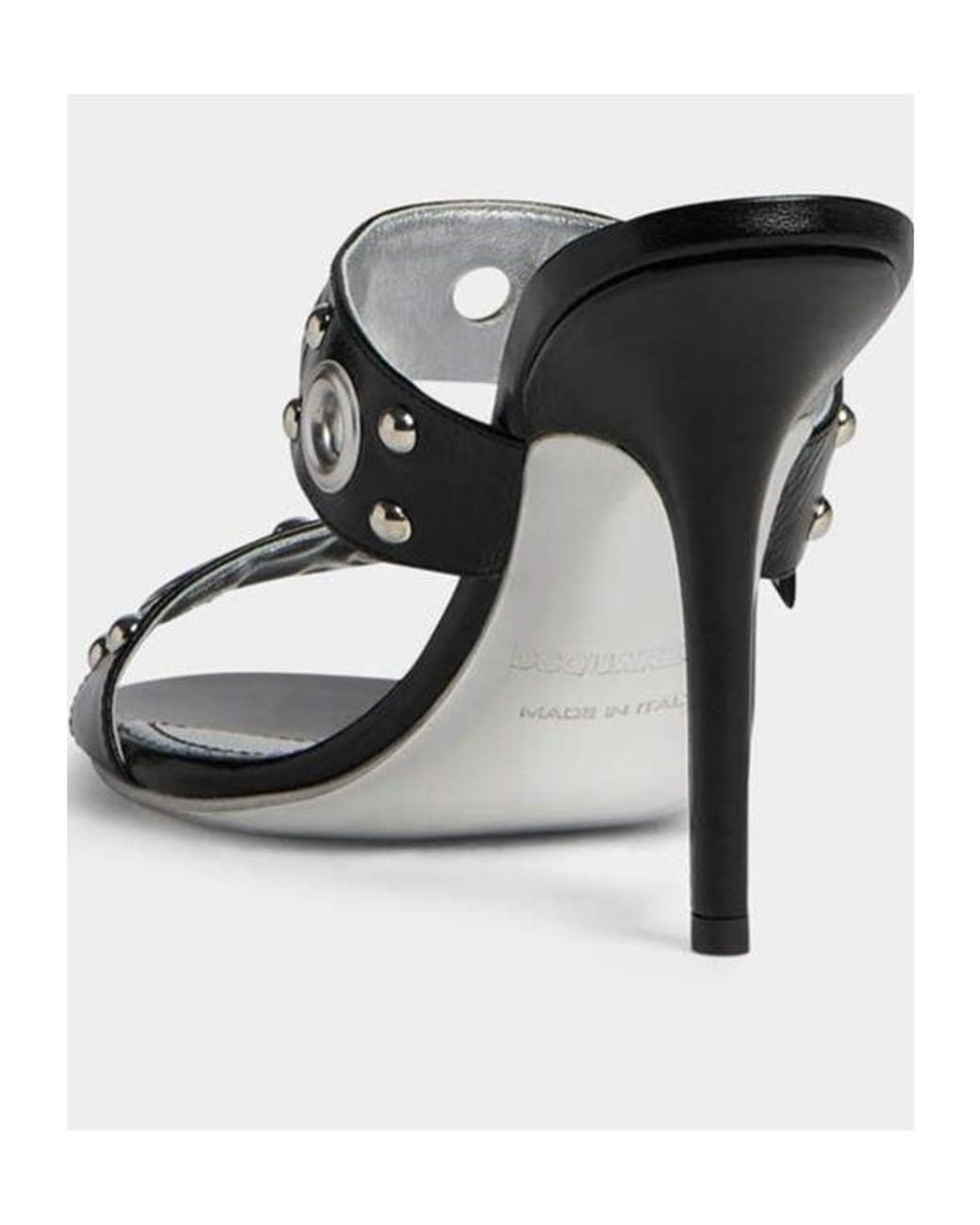DSquared² Black Gothic Open Toe Sandals