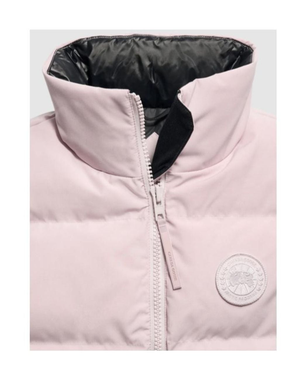 Canada Goose Pink Grandview Tone-Toned Circular Short Down Vest