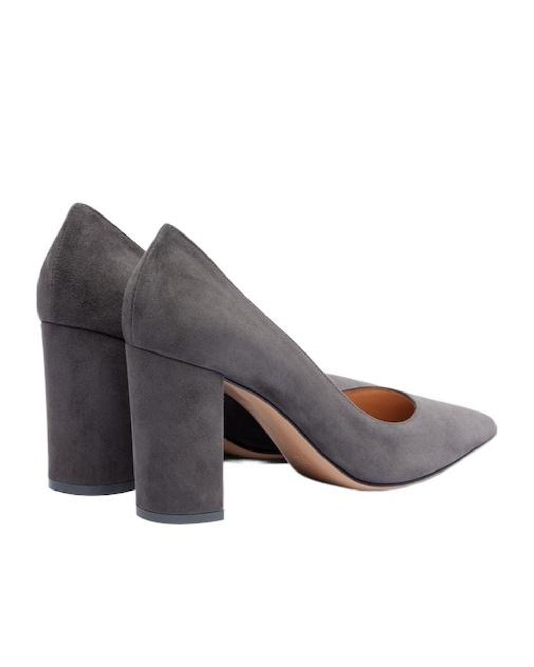 Gianvito Rossi Brown Suede Pumps