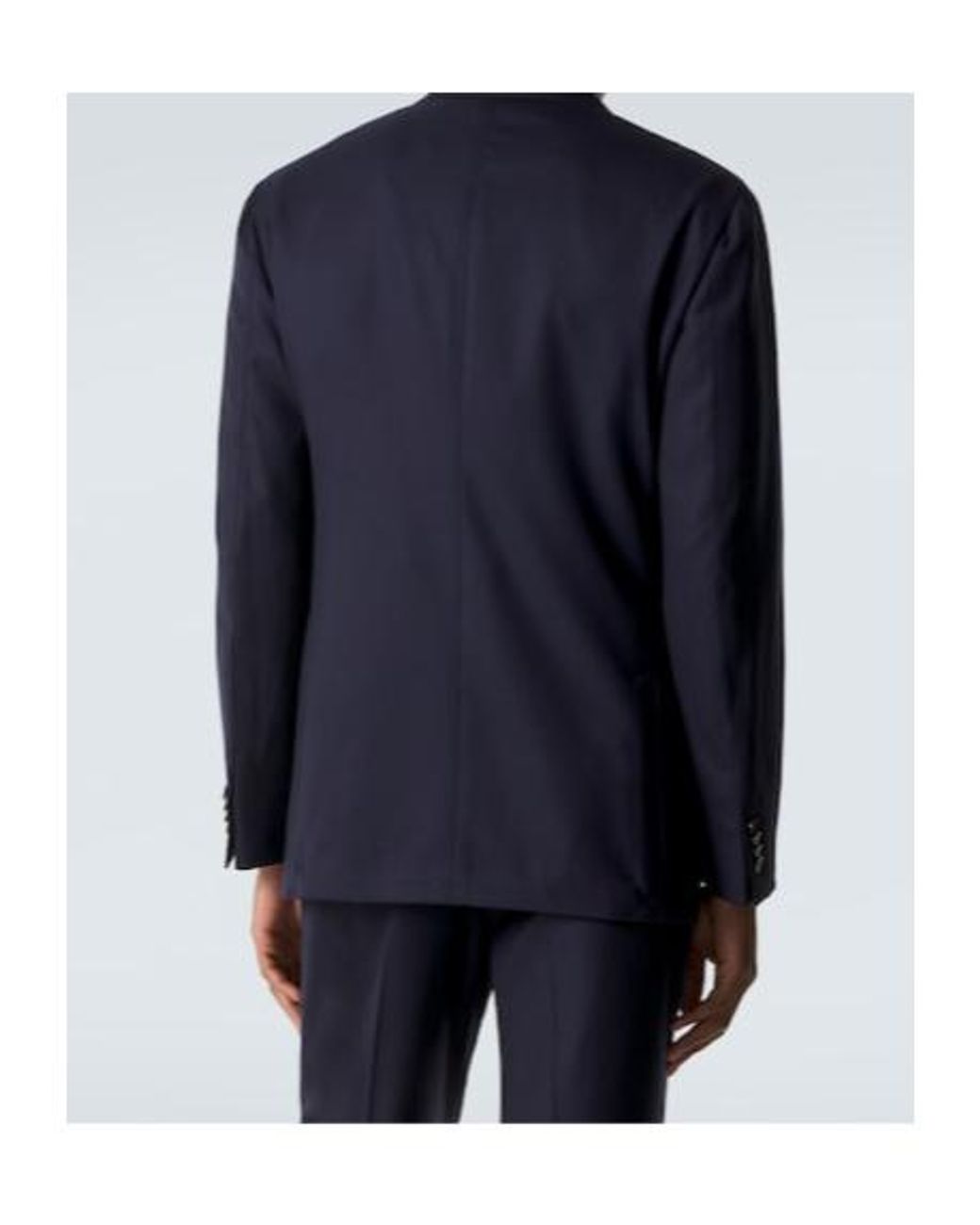 Dunhill Blue Single-Breasted Suit Jacket for men