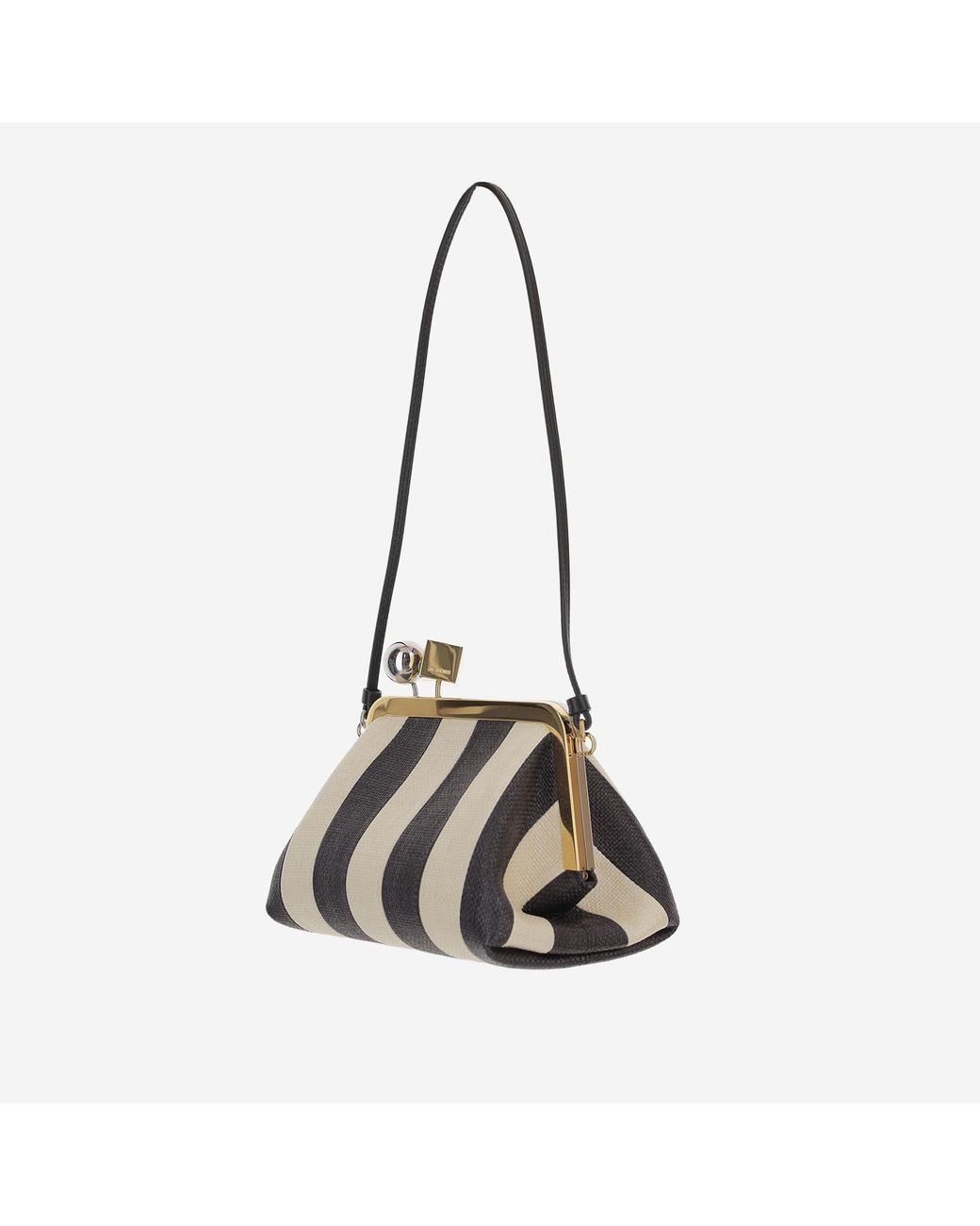 Jacquemus White The Berlingot Small Clasp Clutch Bag