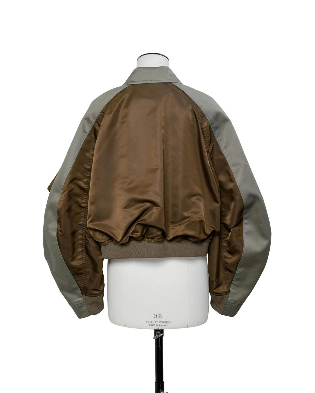Sacai Black Twill Collared Zip-Up Blouson