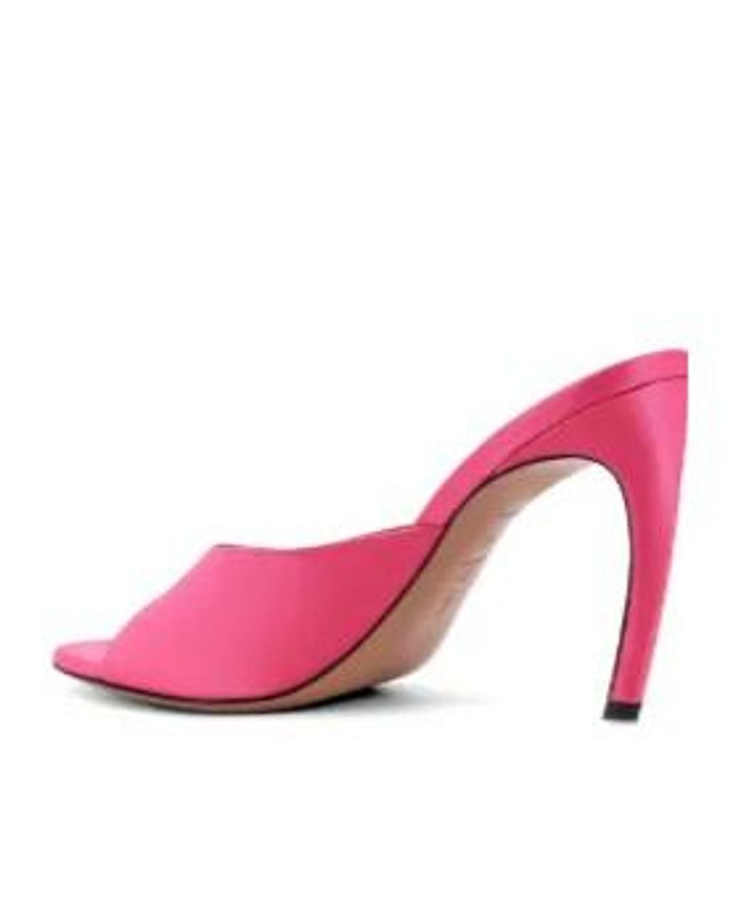 The Attico Pink Betta Rounded-Toe Sandals