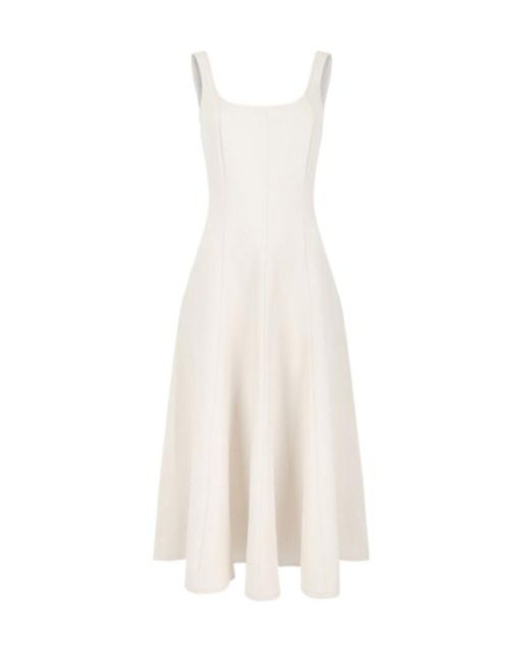 Vince White Sleeveless Dress