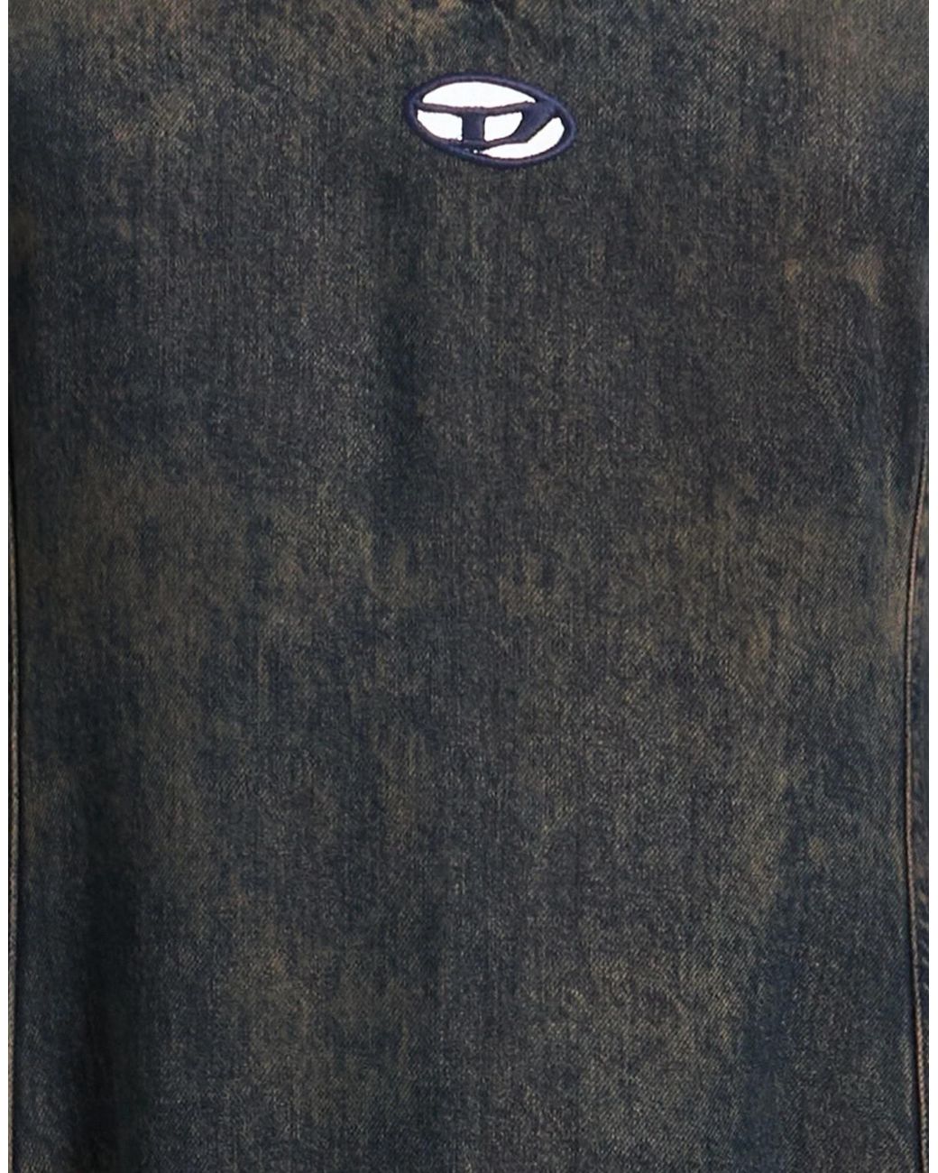 DIESEL Black Dark Denim Sleeveless Dress