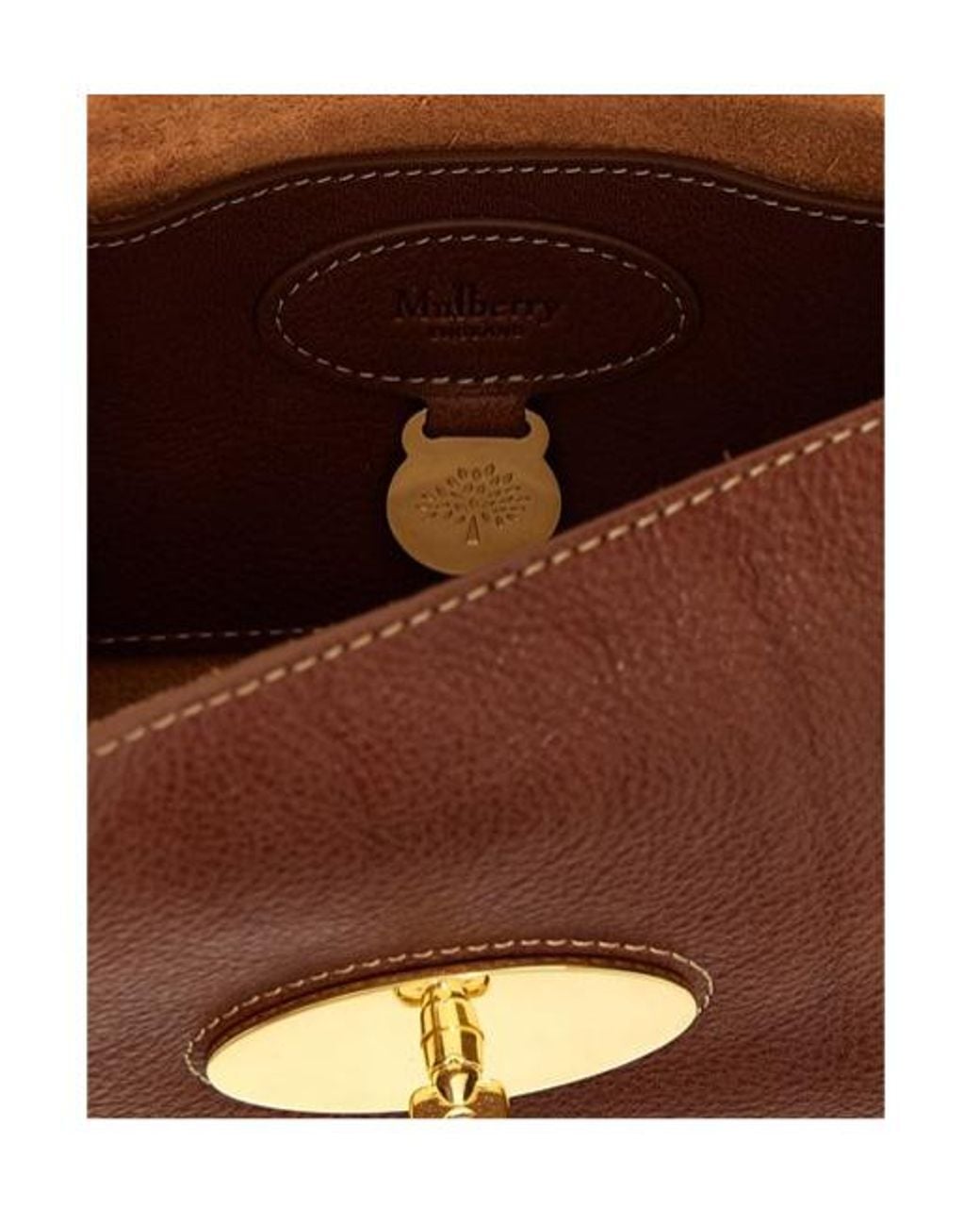 Mulberry Brown Lily Legacy Foldover Top Crossbody Bag