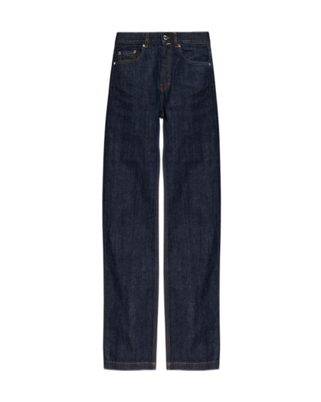 Casablanca Blue Logo-Detail Jeans