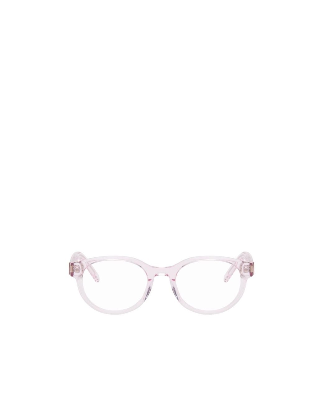 Givenchy White Gv Day Text Logo Circular Glasses
