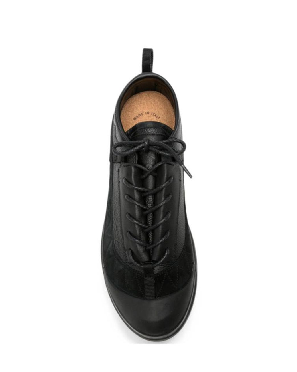 RANRA Black Round-Toe Casual Shoes for men