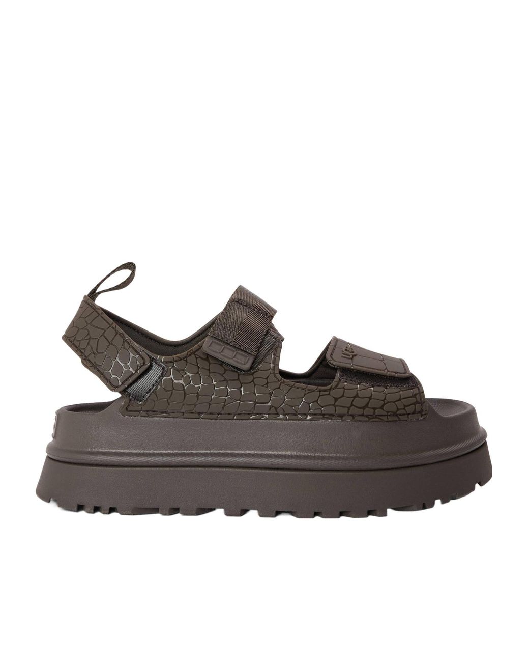 Ugg Brown Logo Detail Sandals