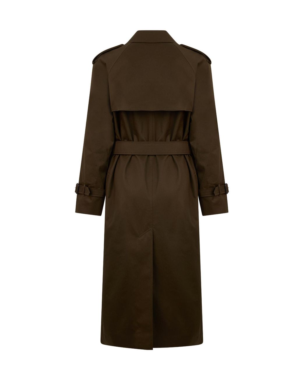 Burberry Natural Double Breasted Belted Trench Coat