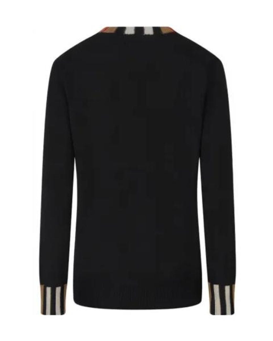 Burberry Black Striped Sweater