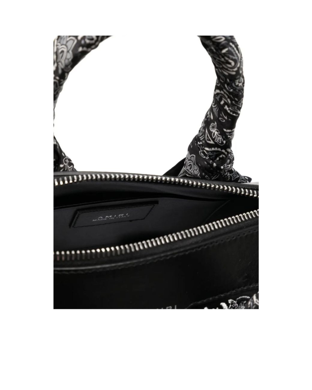 Amiri Black Bandana Micro Triangle Handbag