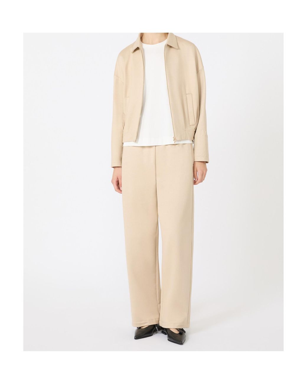 Max Mara White Nerina Crewneck T-Shirt