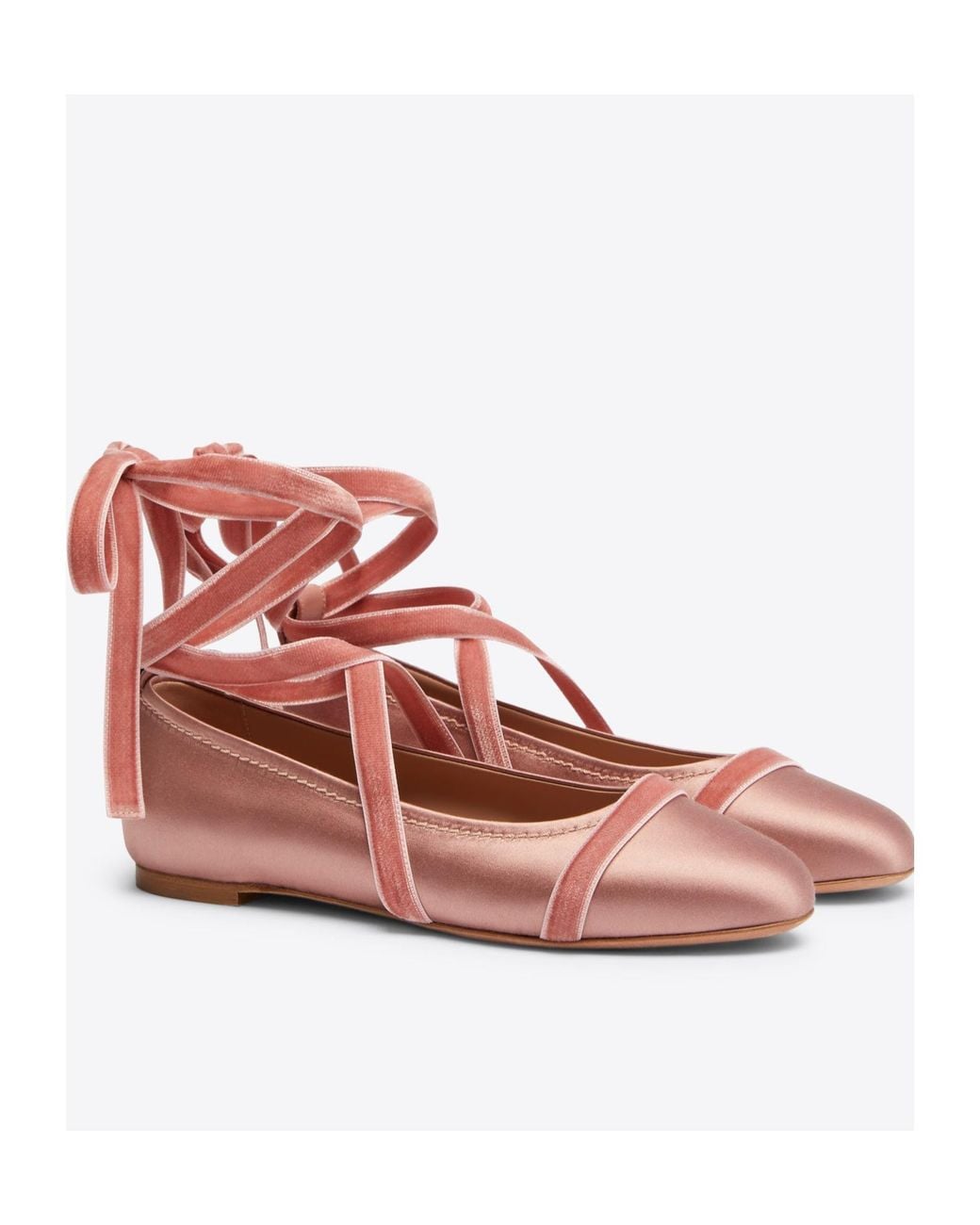 Malone Souliers Pink Spencer Ballerina Shoes