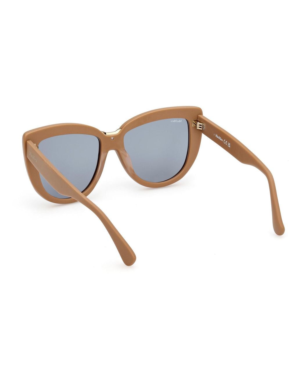 Max Mara White Full-Frame Sunglasses