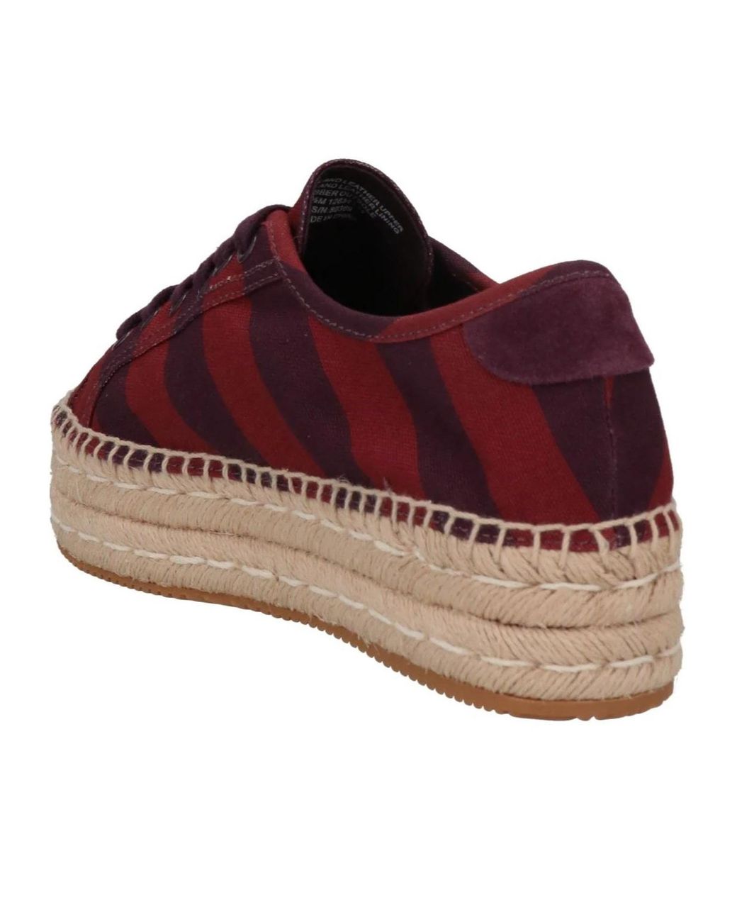 Tory Burch Red Round-Toe Low-Top Casual Shoes
