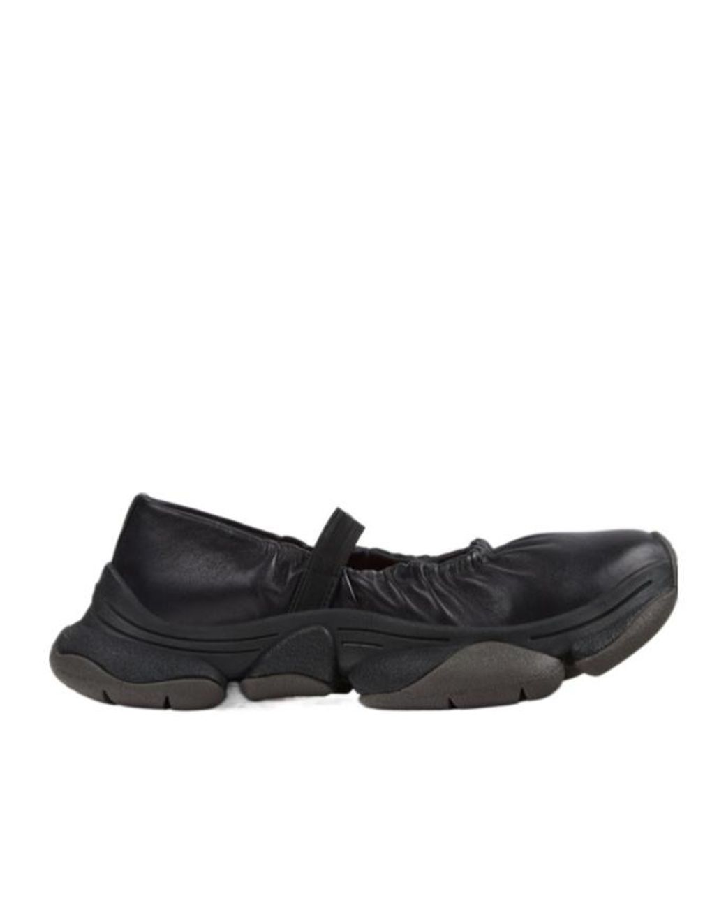 Camper Black Round Toe Slip-On Sneakers