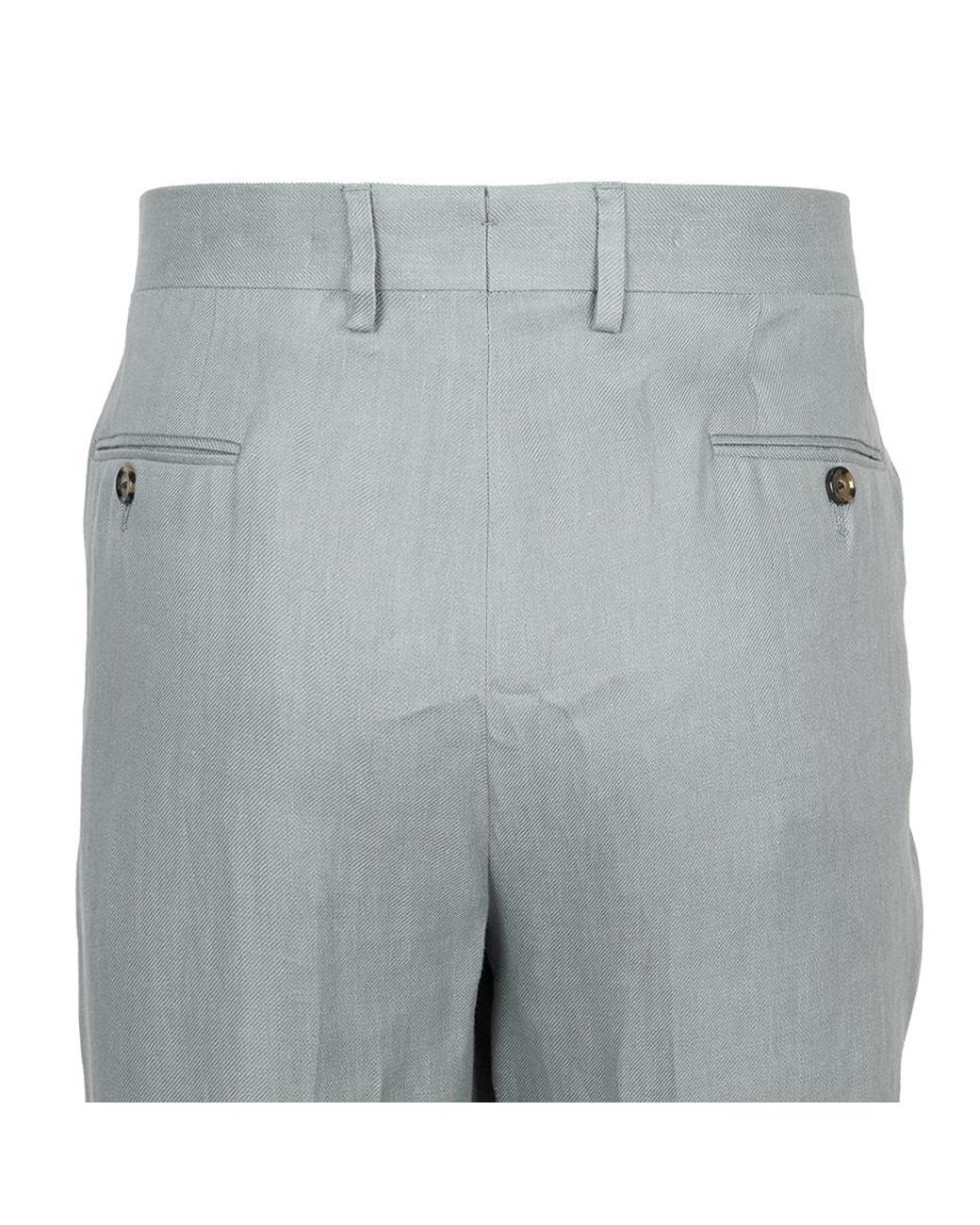 Lardini Gray Belt Loop Trousers for men