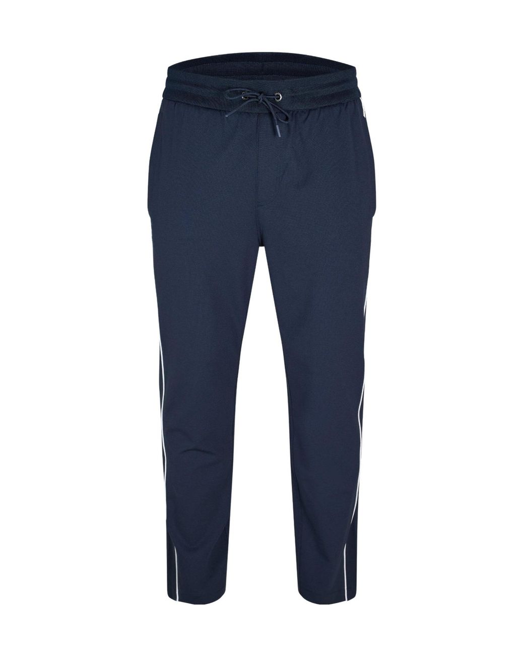 Boss Blue Closed Hem Woven Tracksuit Joggers for men