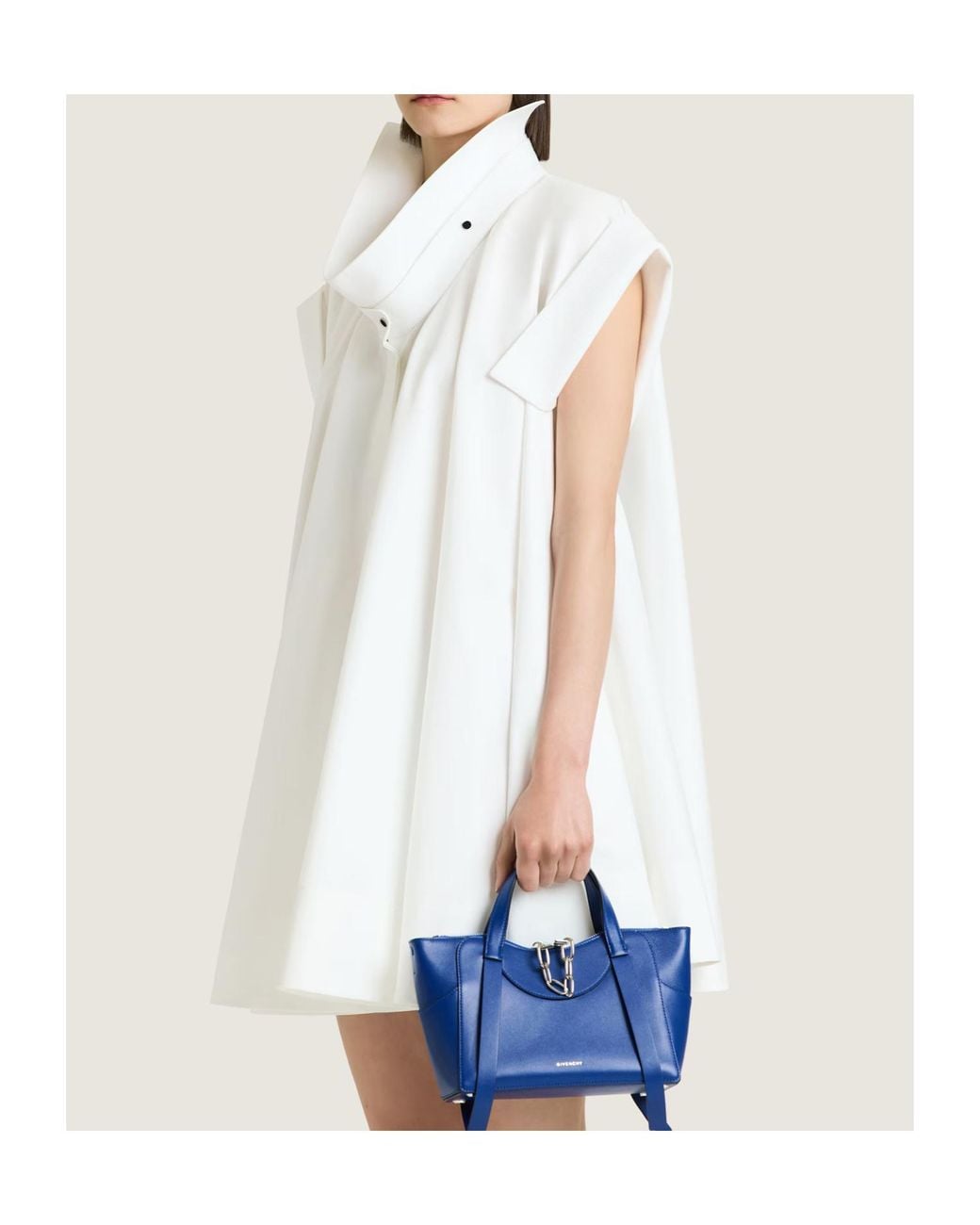 Givenchy White Mini Shirt Dress