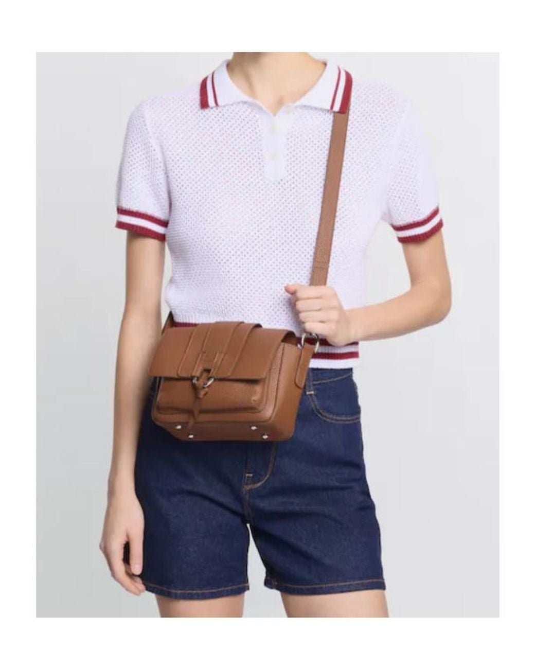 Hogan Brown Trend Flap Bag