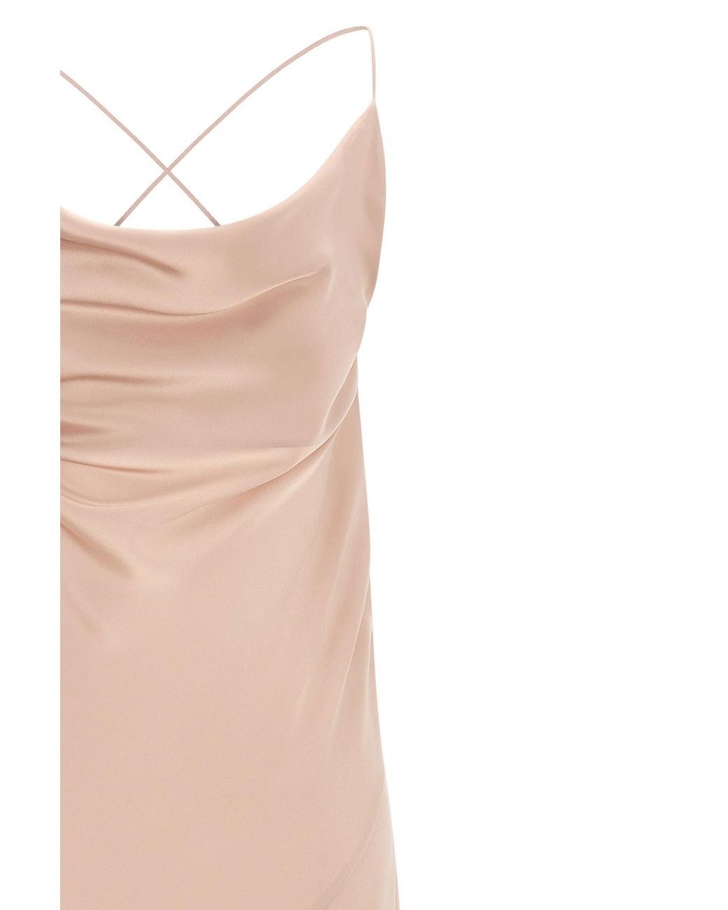 Pinko Pink Camisole Strap Dress