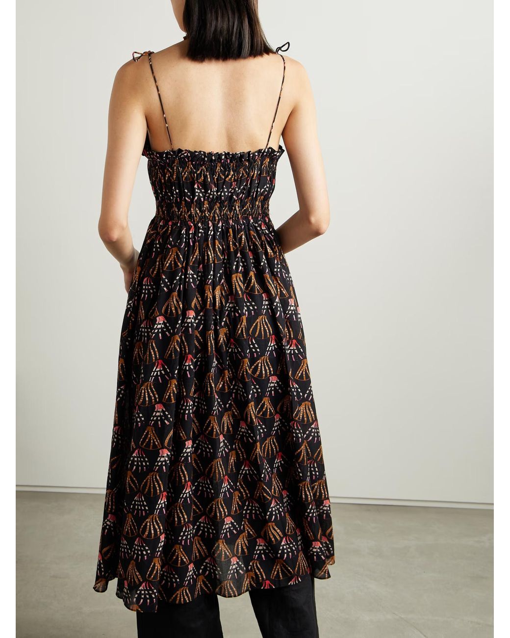Ulla Johnson Brown Asli Printed Dress