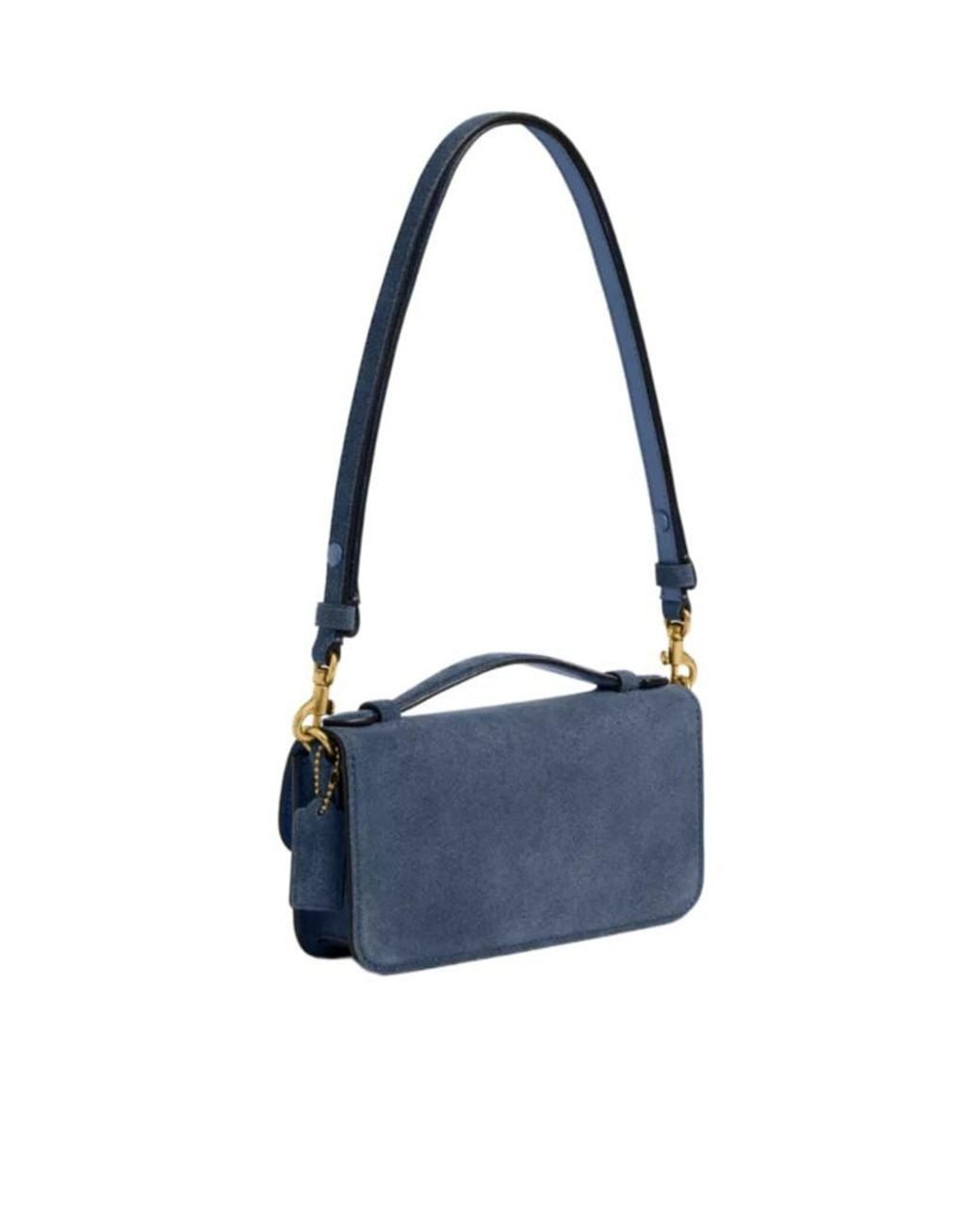 COACH Blue Elora Top Handle Crossbody Bag