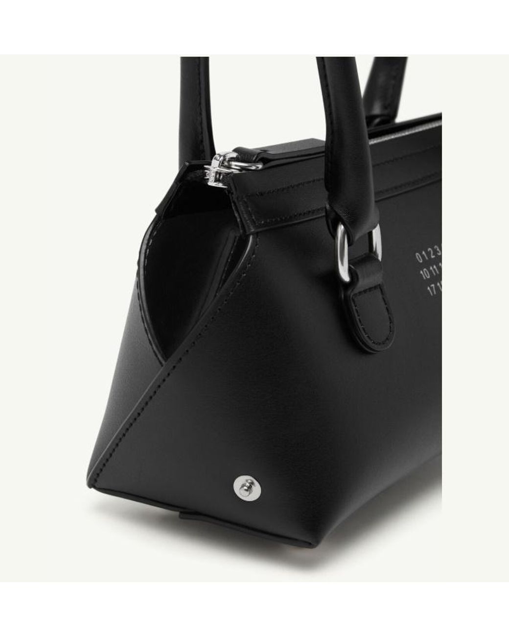 MM6 by Maison Margiela Black Bauletto Shoulder Bag