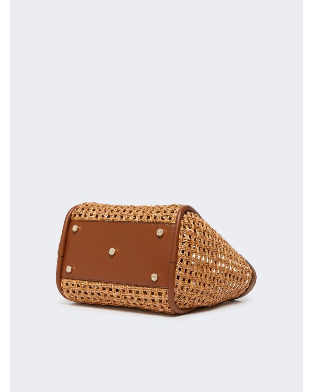 Max Mara Brown Marinecesto Tote Bag