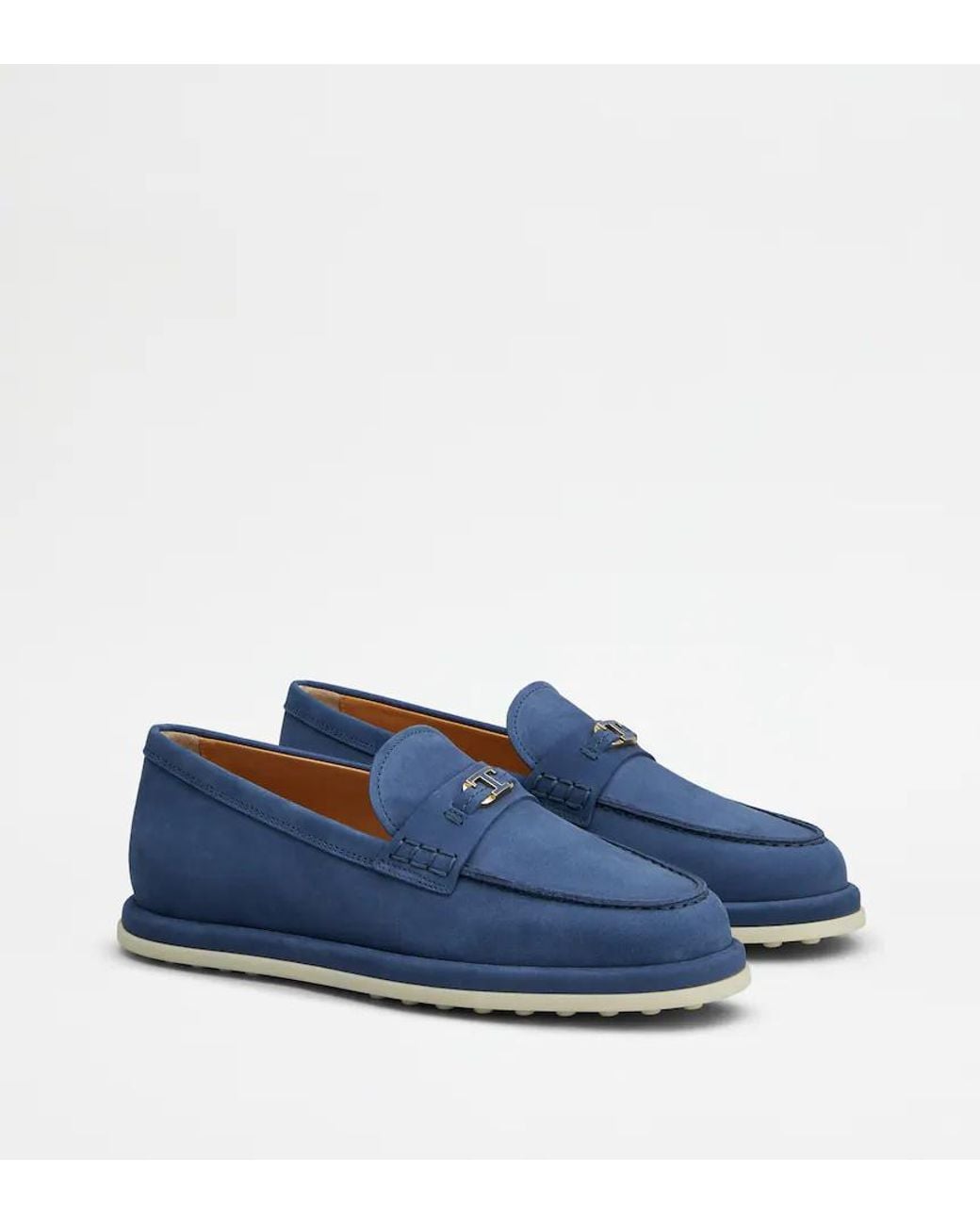 Tod's Blue Loafers