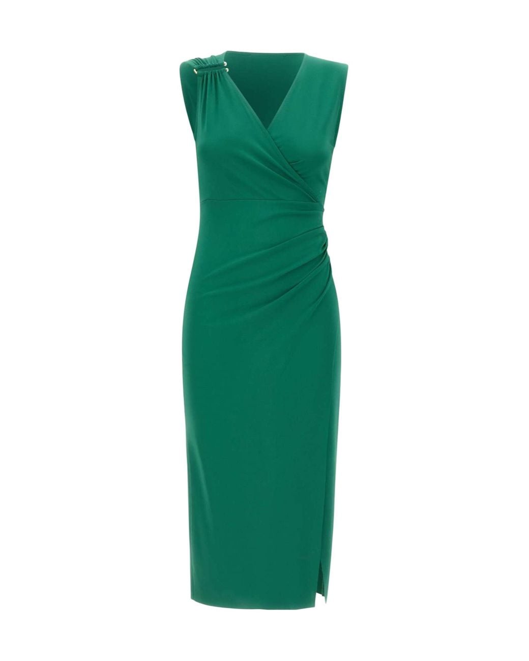 Kaos Green Sleeveless Dress
