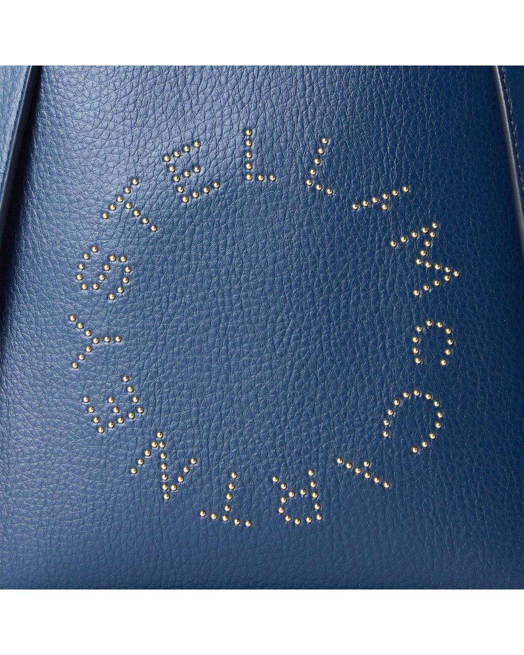 Stella McCartney Blue Solid Color Shoulder Bag
