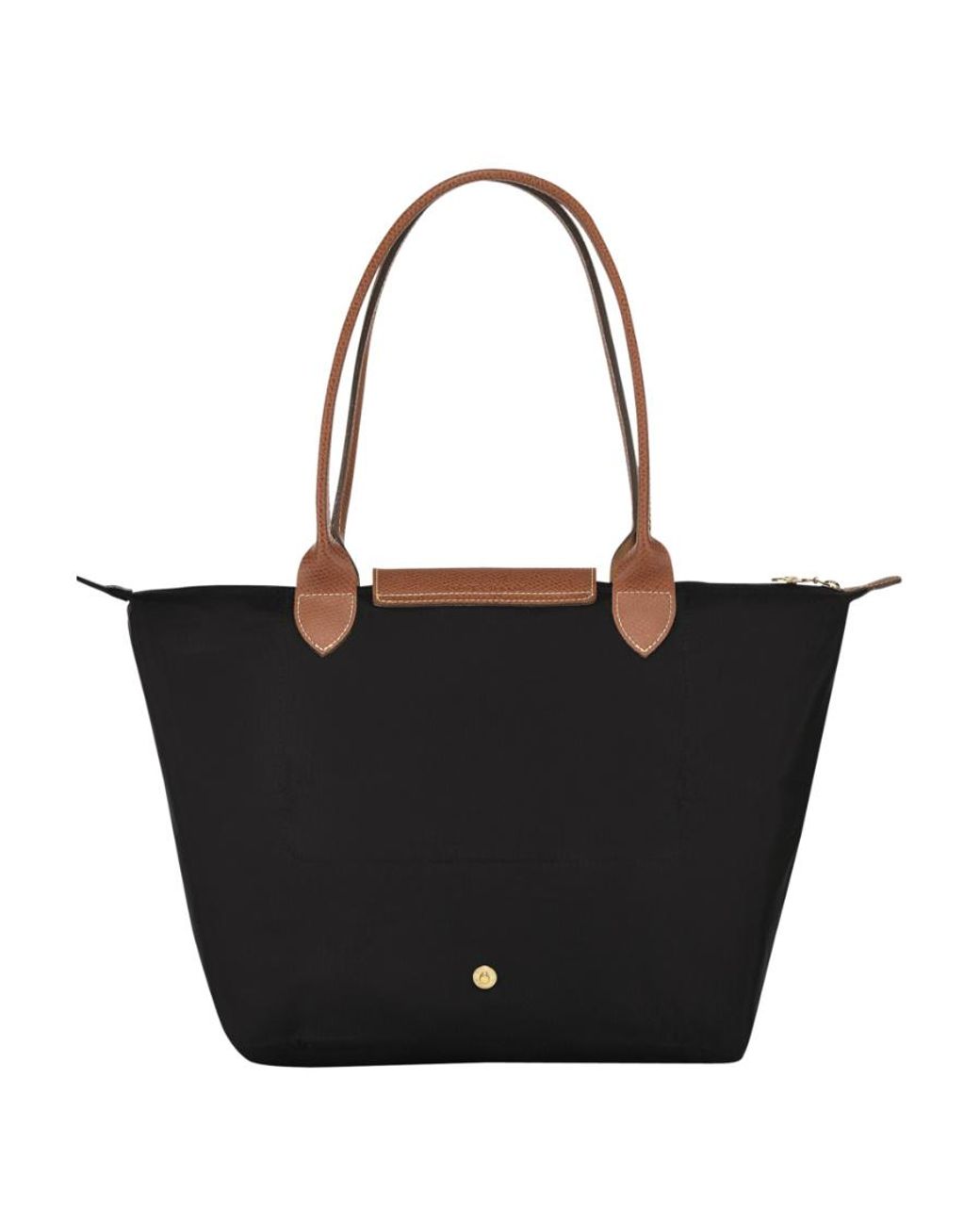 Longchamp Black Le Pliage Medium Tote Bag