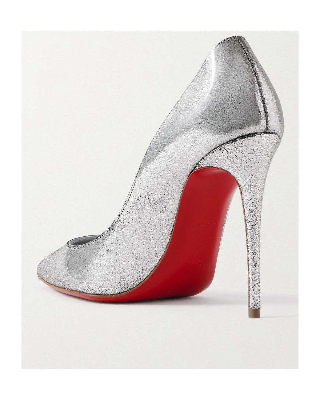 Christian Louboutin White Pointed High Heels